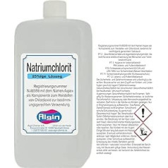 Algīna nātrija hlorīts 25% 2 x 1000 ml HDPE pudeles