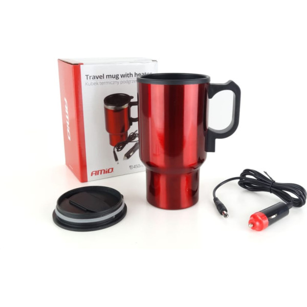 Thermo cup apsildāma tējkanna automašīnai amio-02177