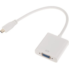 Adaptera savienotājs MICRO HDMI spraudnis - VGA + AUDIO ligzda