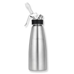 iSi 1730 Cream Dispenser 1000 ml Cream Professional Whip 1 L, Made of High-Quality Rustproof Stainless Steel, Works with iSi Cream Capsules, for Cream and Other Cold Applications, Dishwasher Safe