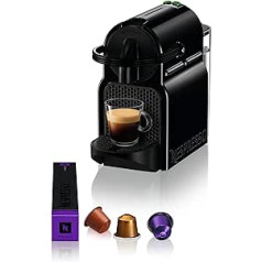 De'Longhi Nespresso Inissia EN 80.B, augstspiediena sūknis, enerģijas taupīšanas funkcija, kompakts dizains, melns