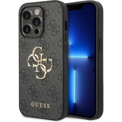 Guess 4G Big Metal Logo Back Case for Apple iPhone 15 Pro