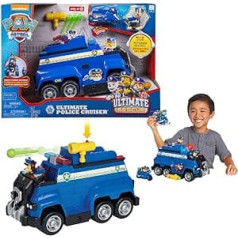 Spin Master 6046716 Paw Patrol Ultimate Police Rescue Cruiser rotaļu transportlīdzeklis, zils, kravas automašīna, bērniem no 3 gadu vecuma