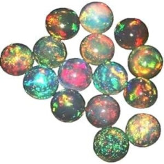 7 X 5 mm Etiopijas Welo Fire Opāls,5Gb Cabochon Retas kvalitātes Etiopijas Welo Fire Opāls,5Gb APAĻS Cabochon Etiopijas Opāls Cabochon Dabīgs Welo opāls Multi Fire Opāls Brīvs Dārgakmens rotaslietu izgatavošanai