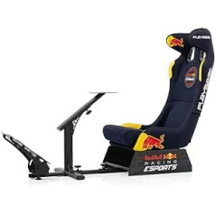 PLAYSEAT Unisex — pieaugušo Red Bull Pro spēļu krēsls, sarkanzils, 130