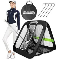 BAYINBULAK 2-in-1-Golf-Chipping-Übungsnetz, Hinterhoffahren, 6,3 x 6,3 cm, Golf-Zubehör für Herren, Geschenk, 1 Packung