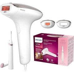 Philips BRI921/00 – Philips Lumea Advanced BRI921/00 – Epilators ar gaismu pastāvīgai matu noņemšanai mājās, ar 2 pielikumiem: ķermenim un sejai, ar bikini trimmeri, balts