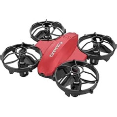 MODSTER Breezy Drone RTF I 70 mm I 34 g I kvadrokopteris ar automātiskās nosēšanās funkciju, 3D apgriešanas funkciju un augstuma stabilizāciju I mini drons ar manevru iesācējiem un pieredzējušiem lietotājiem