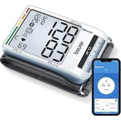 Beurer BC 85 Handgelenk-Blutdruckmessgerät ar Bluetooth un Positionierungsanzeige
