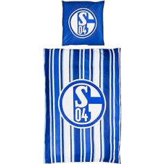 Schalke 04 gultas veļas svītras