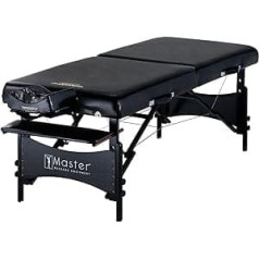 Master Massage Galaxy Beauty Beauty Gulta 76 cm Melns 1 Mobilais Masāžas Galds Saliekams Masāžas Gultas Masāžas Sols Kosmētiskais guļamkrēsls