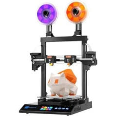 JG Maker 3D printeris Artist-D Pro automašīnas gultas izlīdzināšana IDEX Dual Extruder 3D Printer Lineārās vadotnes TMC2209 MeanWell Barošanas avots Liela konstrukcija 300 x 300 x 340 mm 98% Iepriekšēja montāža