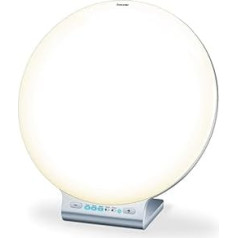 Beurer TL 100 2-in-1 LED Tageslichtlampe und Stimmungslicht, mit Farbwechselfunktion, bequeme App Steuerung, 1 Stück (1er Pack), Weiß