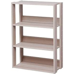 Amazon zīmola Movian Open Wood Rack OWR-600 brūns plaukts, konstruēts, tumšs ozols, platums 60 cm