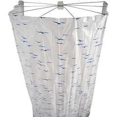 Ridder 582030-350 Ombrella Sylt Shower Spider Shower Curtain Blue