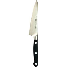 ZWILLING Pro Kochmesser Compact, Klingenlänge: 14 cm, Rostfreier Spezialstahl, Kunststoffgriff, Schwarz