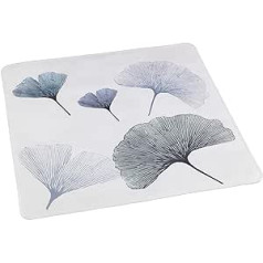 WENKO Ginkgo dušas paklājiņš ar piesūcekņiem, plastmasa (TPR), 54 x 54 cm, daudzkrāsains