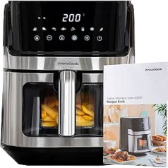 InnovaGoods Fryinn View 6500 Black Stainless Steel 1700 W 6,5 L