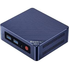 Beelink Mini dators, Intel 12. paaudzes Alder Lake N95 (līdz 3,4 GHz), 8 GB DDR4 RAM 256 GB PCIe SSD, Mini S12 galddatora atbalsts 4K Dual HDMI Display/USB 3.2/WiFi 5/BT4.2/Gigabit Ethernet