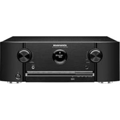 Marantz SR5015DAB 7.2 kanālu AV uztvērējs, HiFi pastiprinātājs, saderīgs ar Alexa, 6 HDMI ieejas un 2 izejas, 8K video, WiFi, mūzikas straumēšana, Dolby Atmos, AirPlay 2, HEOS Multiroom, DAB+ radio