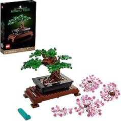 Lego 10281 Creator Expert komplekts “Bonsai Tree”, pieaugušo mājas dekors, DYI projekti, botāniskā kolekcija