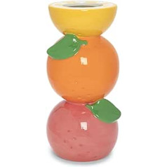 ban.do Decorative Ceramic Vase Unique Home Kitchen Office Stacked Citrus Fruit Vase