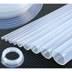 20 m PFA šļūtene Teflona PTFE caurspīdīgs ID x AD Diametrs 22,25 x 25,4 mm 1 colla FDA ķīmiskā laboratorija Daudzi izmēri 1-38 mm Augstas temperatūras izturīga karsta tvaika drukāšana 3D printeris pārtikas kvalitātes Premium