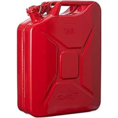 Oxid7® Fuel Canister 20 Litres Made of Metal with Bayonet Cap Suitable for Petrol, Diesel and Bio-Ethanol 20 L Petrol Canister with UN Approval & Design Tested