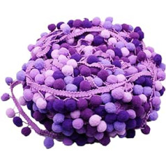 MILISTEN mežģīņu lente Pom Pom bārkstis 4. 5 Pom Pom apdares bārkstis lente N?hen on Pom Pom Fringe pušķis DIY mājas spilvens Aizkaru apģērbs DIY Dekorācija Pom Pom bārkstis mežģīņu apdare