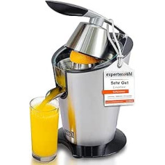 LEBENLANG Electric Juicer 600 W – Includes Stainless Steel Cone & BPA-Free I High Yield I Orange Squeezer Citrus Juicer Lemon Squeezer I Orange Juicer Press Lemons