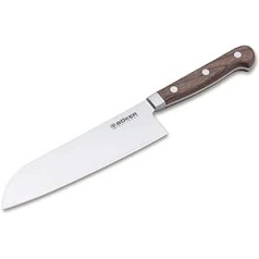 Böker Manufaktur Solingen Manufaktur Heritage Santoku nazis valriekstu koks/nerūsējošais tērauds brūns-sudrabs asmens garums 17,80 cm 130905