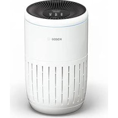 Bosch Air 2000 gaisa attīrītājs līdz 37,5 m² attālumā > 99,95% no visiem netīrumiem ar HEPA filtru, viedo sensoru, miega režīmu — piemērots alerģiskiem cilvēkiem