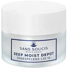 Sans Soucis dienas krēms SPF 10 50 ml - sejas kopšanas līdzeklis sausai ādai, mitrinātājs Deep Moist Depot