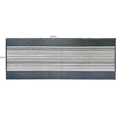 About Home Grey Carpet Runner for Hallway, Kitchen and Hallway, Non-Slip Rubberised Carpet Runner Size 56 x 150 cm for Hallway, Kitchen or Living Room, Machine Washable