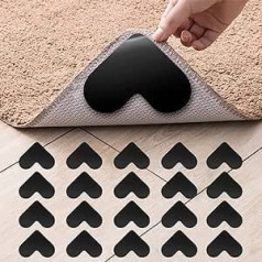 Orikithem Carpet Grippers (Pack of 20) Prevent Carpet Rolling, Double Sided Non-Slip Suitable for Hardwood Floors and Tiles for Kitchen/Bedroom/Doormat