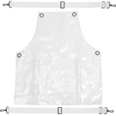 Beatifufu Hairdressing Apron Artist Work Apron Oil Resistant Clear Apron Hair Cutting Apron Oil Resistant Apron Adjustable Apron Hair Set Bow Miss Car Wash White TPU