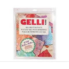 Gelli Arts GL12x14 Druck Teller 12 x 14 Zoll, sintētisks materiāls, druchsichtig, 30,48 x 35,56 cm