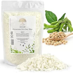 Eco-Lux Essentials Premium Eco Soy Wax, Vegan, Cruelty Free, 100% Natural (4kg), White