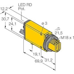 3037715 — MIAD9F, optisko sensoru pamatne Glaslichtleiter FM12ATEX0094X