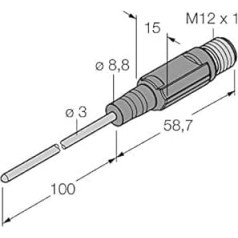 9910620-TTM-203A-CF-LIUPN-H1140-L100,Temperaturerfassung Miniaturtransmitter