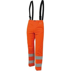 SIGGI WORKWEAR unisex augstas redzamības bikšu pārvalki Hosenabdeckung, oranžs, XS