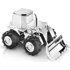 Zilverstad 6299261 Money Box Tractor Design Tarnish-Resistant Silver-Plated 14 x 8 x 9 cm