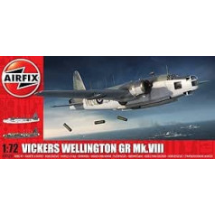 Airfix A08020 1/72 Vickers Wellington Mk.VIII modeļu komplekts, modeļu veidošanas piederumi, daudzkrāsains, 1:72 mērogs