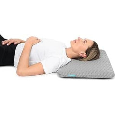 Premium Memory Foam plakanais spilvens vēdera guļamvietai — augstas kvalitātes komforts, 5 cm augstums, bambusa pārvalks