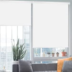 HIDODO Thermal Roller Blind, Window Blinds, Blackout Blinds for Windows, UV Protection, Fabric Roller Blinds for Home, Office, Bedroom, Kitchen and Door, 91 x 1