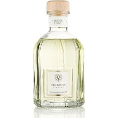 Dr. Vranjes – Ginger Lime Diffuser 500 ml mit Weiße Stäbchen - Luxus-Raumduft, Made in Italy, Hauptnote: Fruchtig, Duftpyrammide: Limette, Ingwer, Weiße Pfeffer