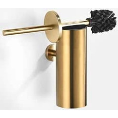 Farcetor Toilet Brush Wall Mounted Toilet Brush Holder Wall Gold Toilet Brush and Holder Toilet Brush Holder Bathroom