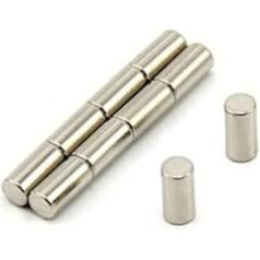 Magnetastico® iepakojumā 40 neodīma magnēti N52 stienis 4 x 10 mm ledusskapja magnēta tapas dēļa magnēts pastāvīgais magnēts Baltās tāfeles magnēts Līmējošais magnēts Magnētiskais stieņa magnēts Cilindra magnēts