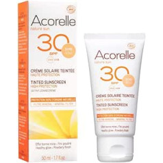 Acorelle sun cream, tinted, SPF 30, 50 ml