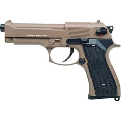 Airsoft pistole GSG M92 pilna metāla, cal. 6 mm, AEP sistēma < 0,5 džouli, bēša